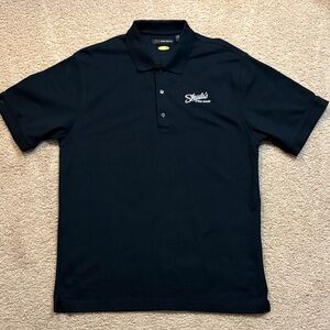 Greg Norman Collection Black Polo Shirt XL NEW!